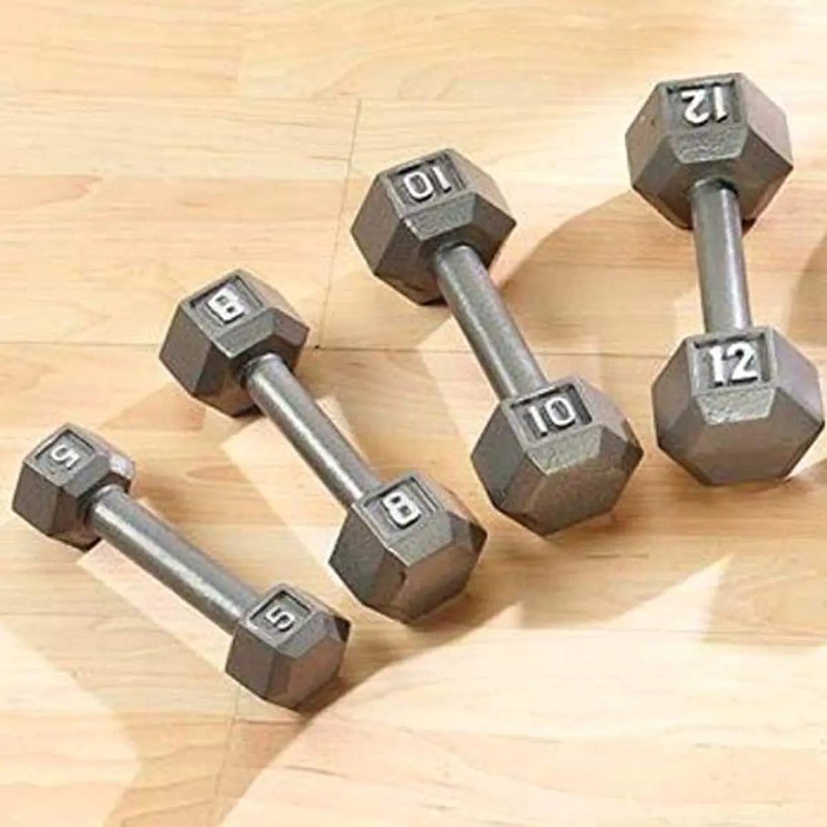 Sammons Preston 77925 Standard Hex Dumbbells 5 lb