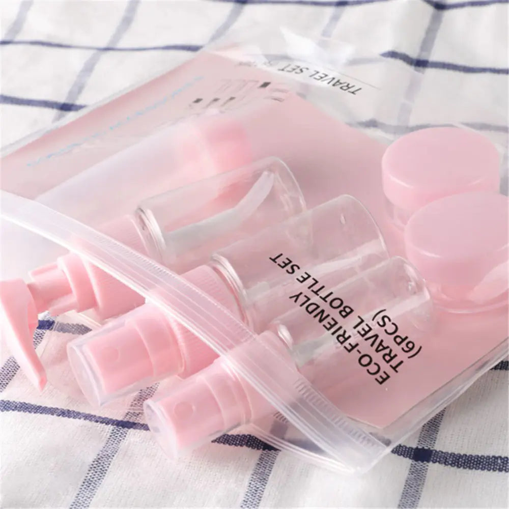 9-Piece Travel Spray Bottle Set for Cosmetics