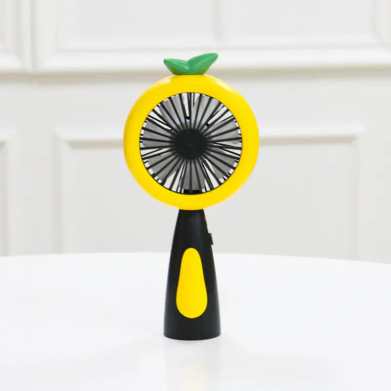 Portable USB Summer Quiet Cartoon Fruit Fan