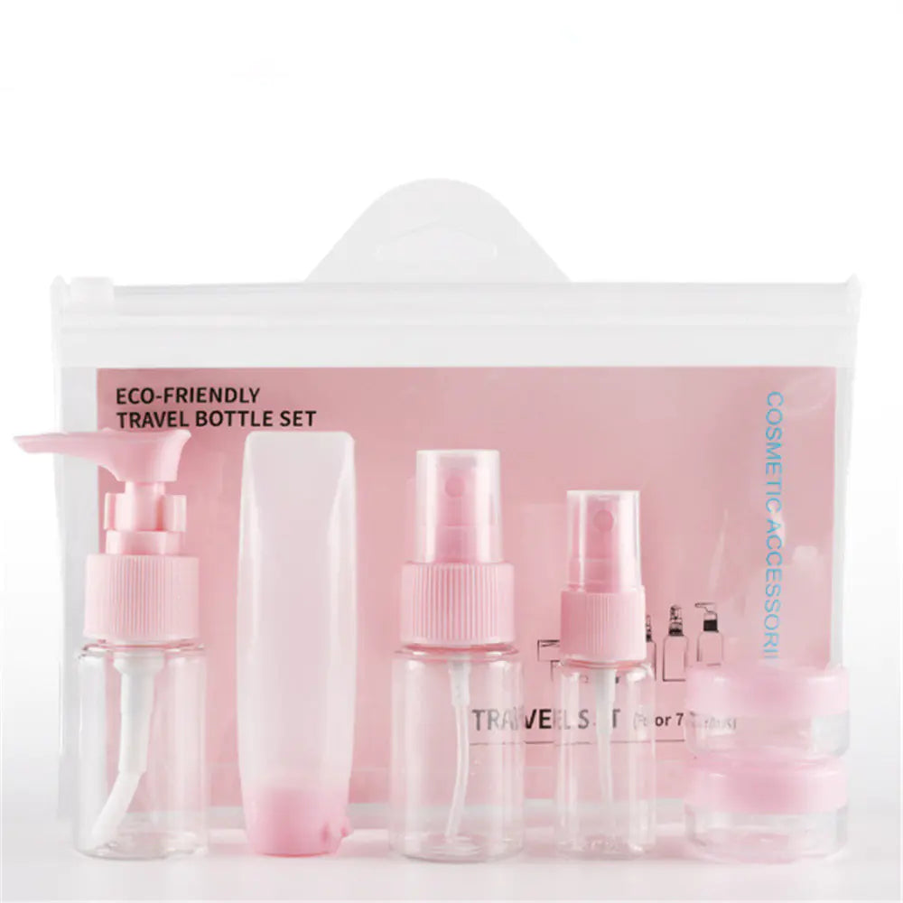 9-Piece Travel Spray Bottle Set for Cosmetics